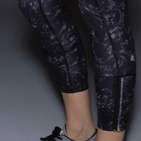 Lululemon Runday Crop Leggings (Luxtreme,‎ 24" Inseam), Arsenal Ambient Grey - Picture 3 of 10